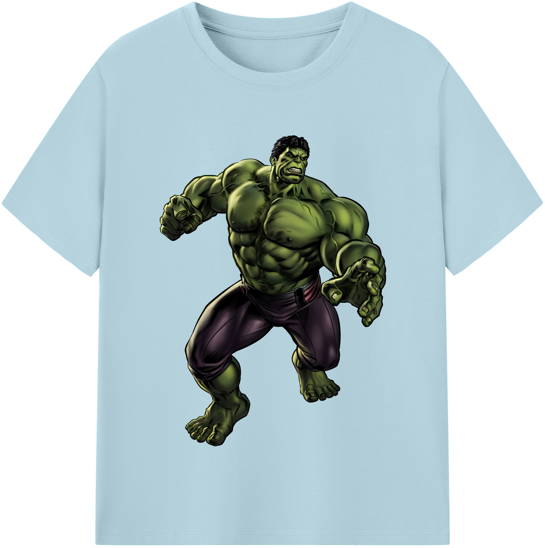 （画像用） アベンジャーズ The Avengers 綿100％半袖Tシャツ（フロントプリント）